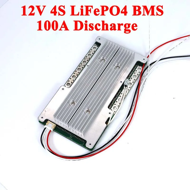 12V BMS 3.2 V 4S LiFePO4 Ličio Baterija 60A 100A 150A 200A Energijos Saugojimo saulės sistemos PCB Su Balansas