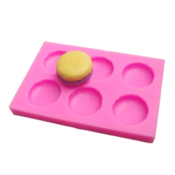 4CM Macarons silikono formos Macaron muilo pelėsių šokolado pelėsių minkštas pyragas apdaila kepimo įrankiai