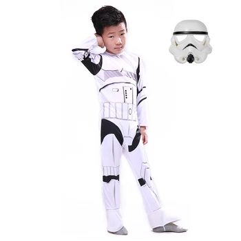 Klonas Troopers Jėgą Pažadina Kylo Ren-Kostiumų Vaikams Kostiumai Stormtrooper Darth Vader Fancy Dress Helovinas Vaikams Berniukams