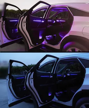 LED dienos Šviesos Tinka Lexus RX300 RX450 64-spalvos automobilio salono atmosfera, šviesos, apdailos šviesos atmosferą, šviesos modifikacijos
