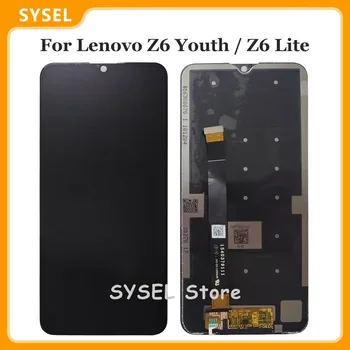 Lenovo Z6 Jaunimo / Z6 Lite LCD Ekranas Touch Panel Ekrano skaitmeninis keitiklis Asamblėjos L38111 Ekranas