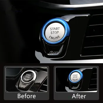 Multimedijos Mygtukai Apima Variklis Start Stop Apdailos Lipdukai BMW G38 G30 G08 G01 5 Serijos X3 