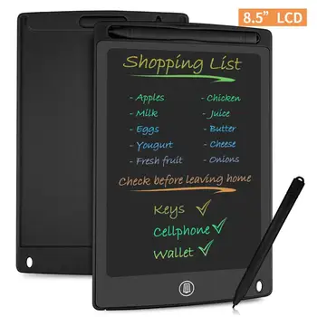 NEWYES 8.5 Cm Spalvinga Rašymo, Piešimo Tablet Elektroninis Skaitmeninis LCD Grafinis Lentos Doodle Notepad Trinamos Rašysenos Pagalvėlės