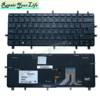 Nešiojamojo kompiuterio klaviatūra HP Envy 13-2000 SPECTRE XT PRO 13-B000 Spectre XT 13 JK klaviatūra su foniniu apšvietimu Originalus PK130TQ1A09