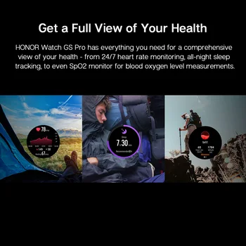 Oranginal Huawei Honor Žiūrėti GS Pro Smart Žiūrėti 5ATM Sporto žiūrėti, Širdies ritmas, Kraujo Deguonies Bluetooth talkband globle versija