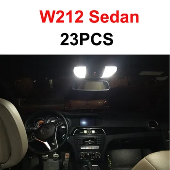 Puikus Canbus Balta LED Lemputė Interjero Žemėlapis Dome Skaitymo Šviesos Komplektas Mercedes Benz E W210 W211 W212 S210 S211 S212 (1995-)