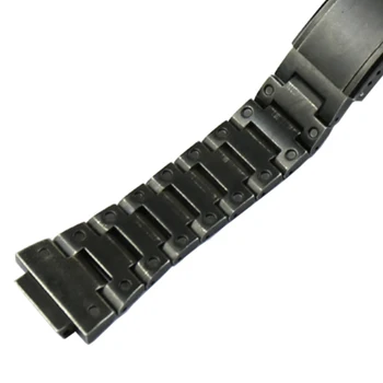 Retro juoda nerūdijančio plieno dirželis žiūrėti atveju vyriškų laikrodžių priedai modifikacija, Casio G-SHOCK 5600 5610 sporto laikrodis su