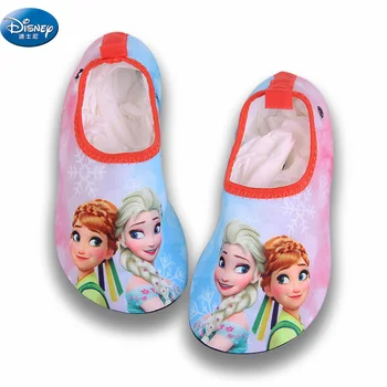 Sušaldyti elsa ir anna Sniego Karalienė Nutolimas anti-slydimo batų girls cartoon Greitai-džiovinimo kvėpuojantis batai