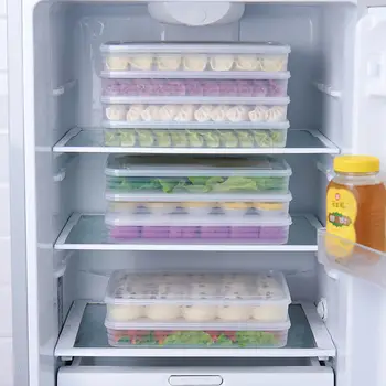 Virtuvės Kukulis konteinerių Namų skaidrus Šaldytų Koldūnų Lauke Šaldytuve Šviežios saugojimo Dėžutės Maisto produktų Šaldymo talpinimo mx907951